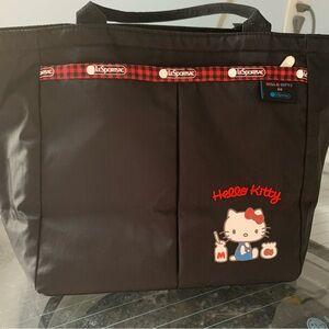 LeSportsac Hello Kitty 45th Anniversary Small Everygirl Tote Handbag & pouch